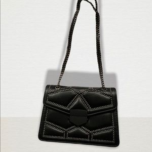 Studded crossbody handbag